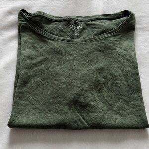 J. Crew Olive  Green Tee